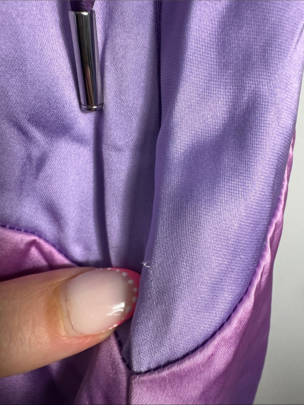 House of CB ANABELLA Ombre Print Lace Up Maxi Dress Pink Purple Size Large - Picture 12 of 16
